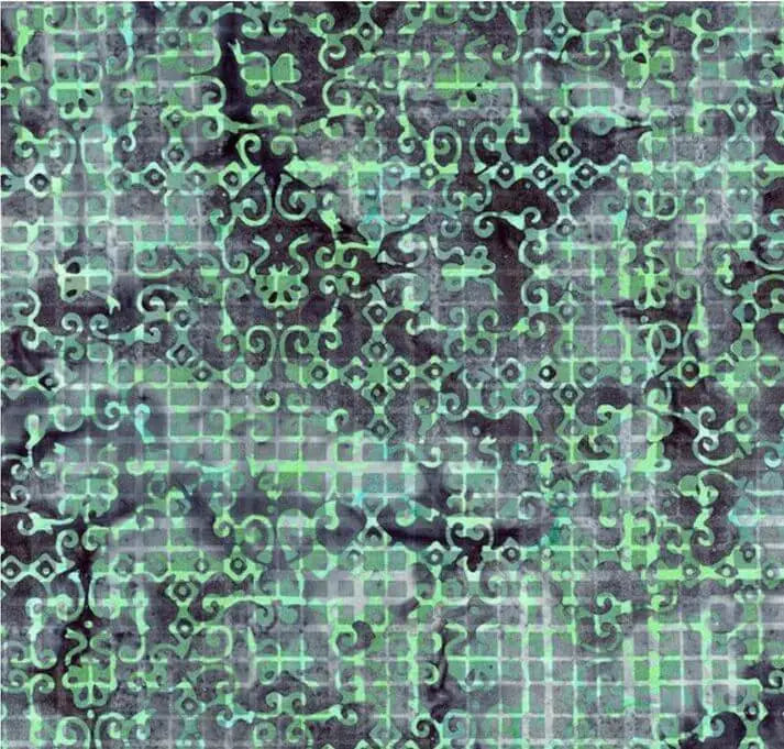 Expressions Batiks - Sassy and Tweet Ribbon - Charcoal 44" / 45" Fabric Per Yard The Fabric Company