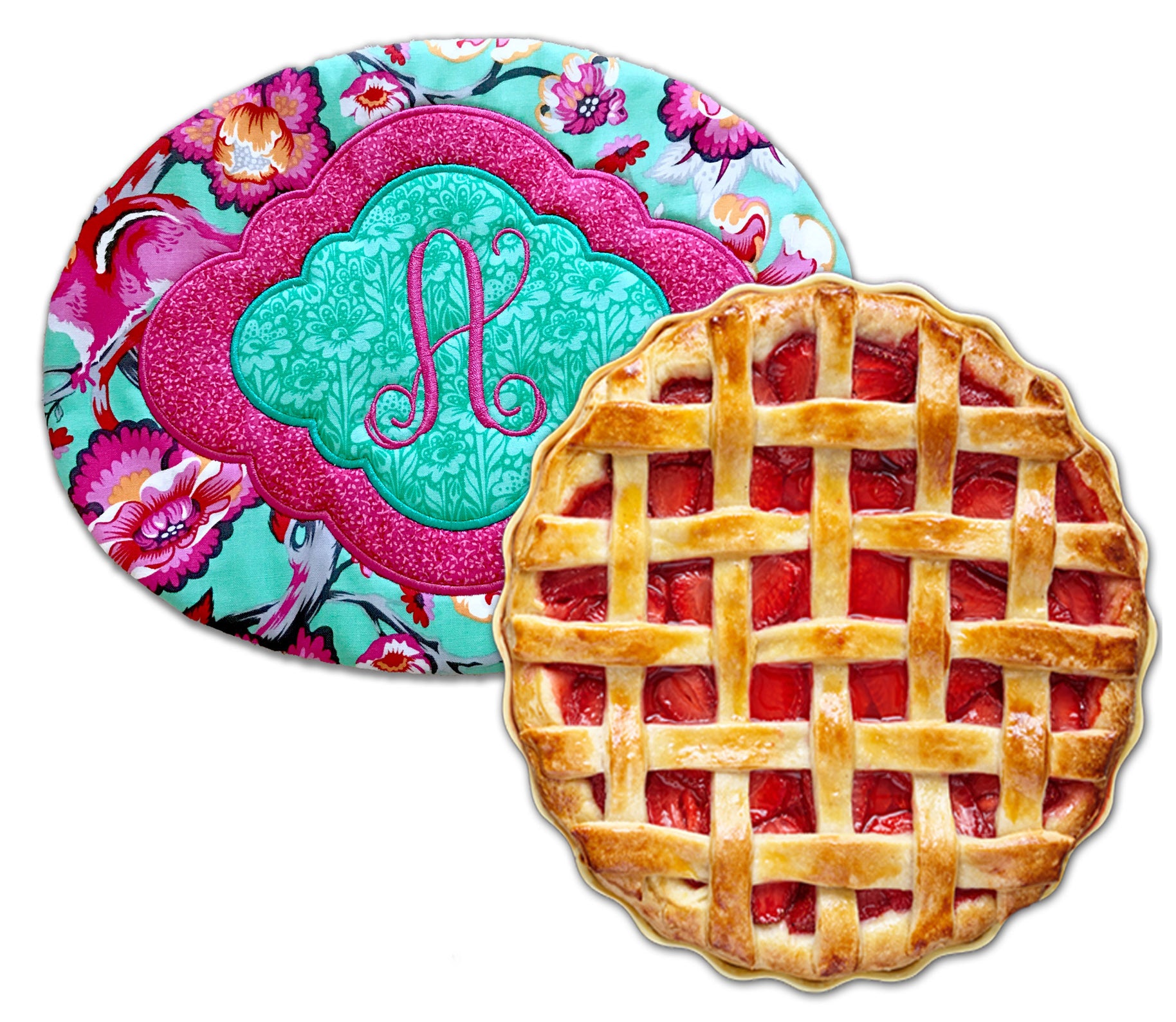 Trendy Trivets and Mug Rugs In the Hoop Machine Embroidery  Designs Pickle Pie Designs