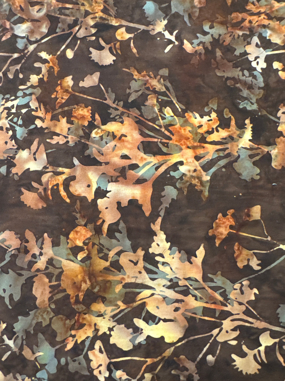 Branches Cappuccino brown blender quilting fabric by Hoffman Fabrics