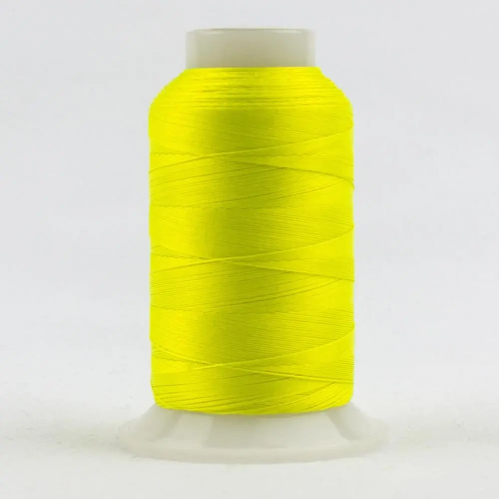 FB01 - Fabulux™ 40wt Trilobal Polyester Neon Lemon Thread WonderFil USA