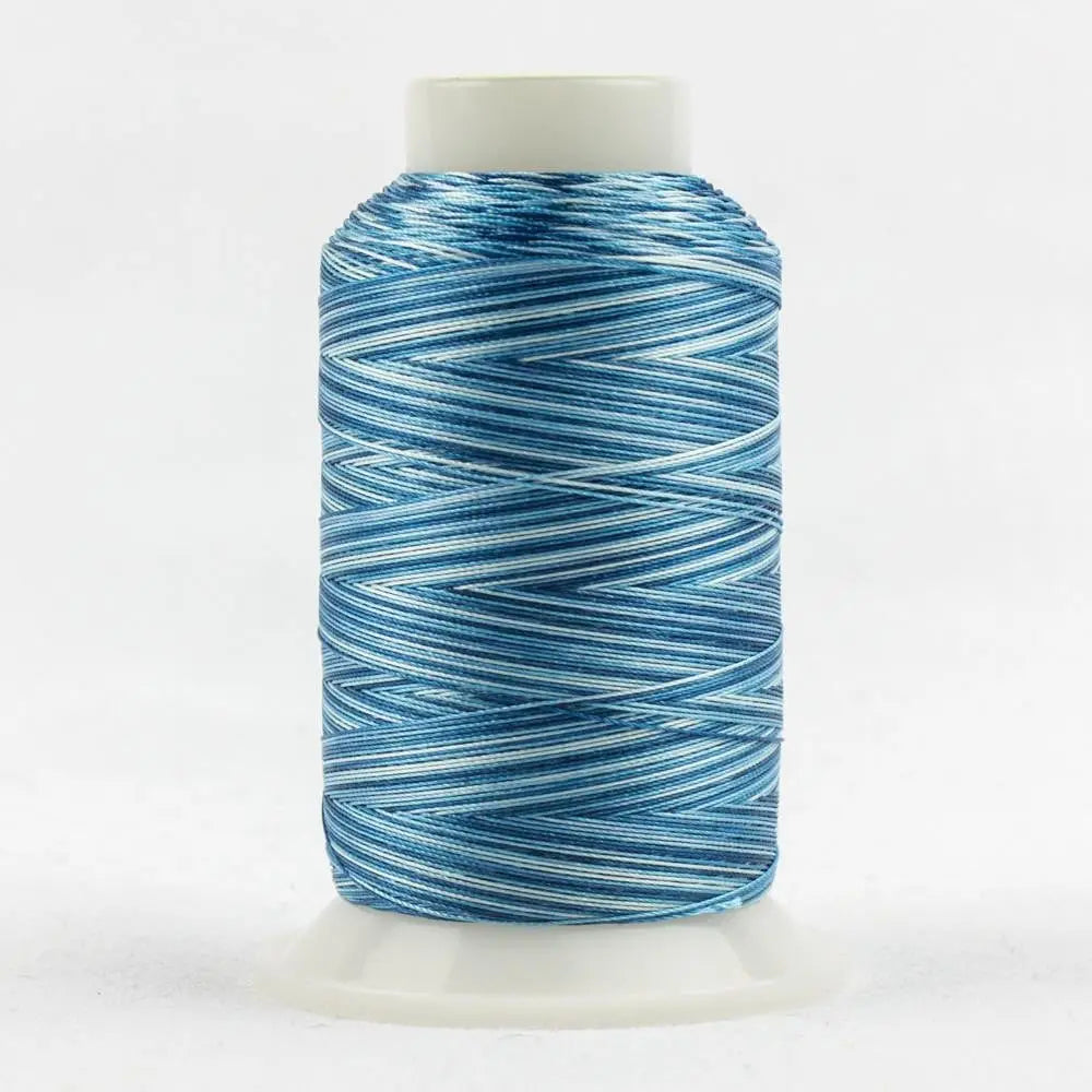 FB14 - FabuLux™ 40wt Trilobal Polyester Blue Heaven Thread WonderFil USA