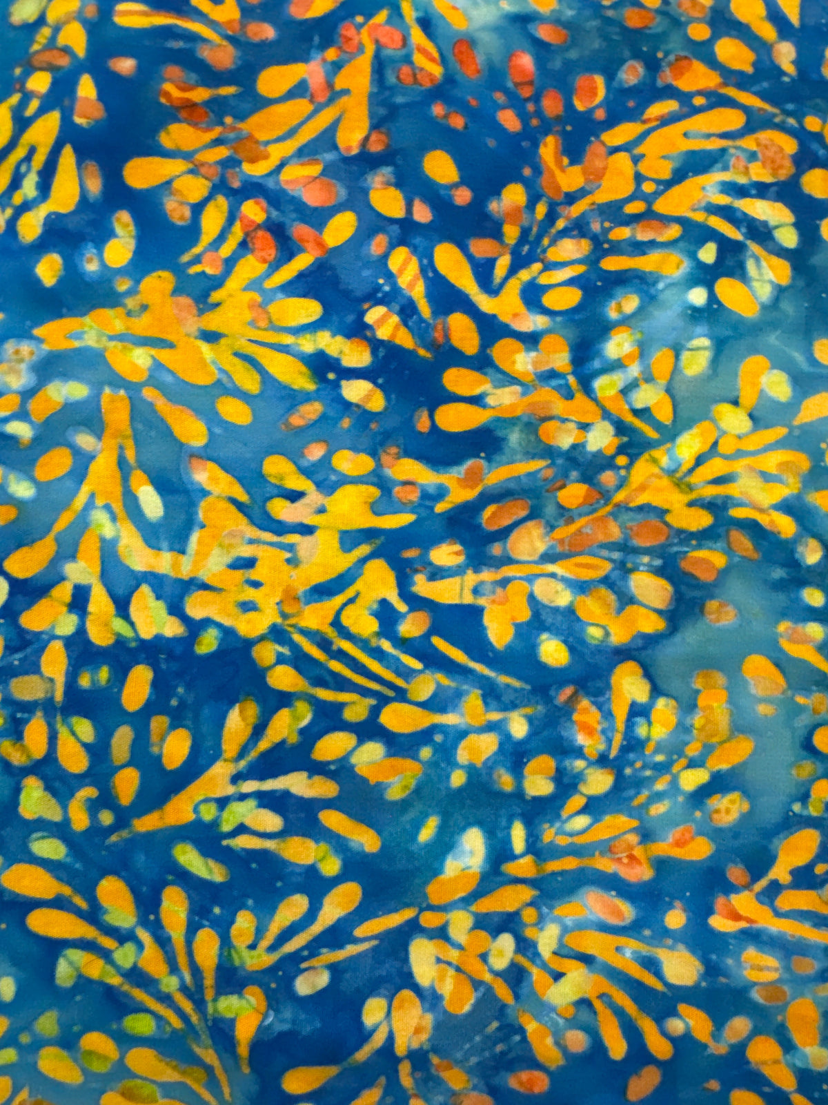 Floral Fantasy Sky blue quilting fabric by Robert Kaufman