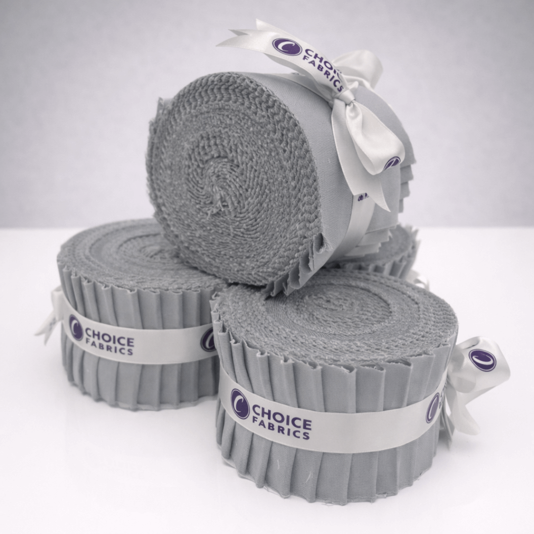 Grey Supreme Solids - 2.5" Roll - Light Ash Grey (20 cuts)