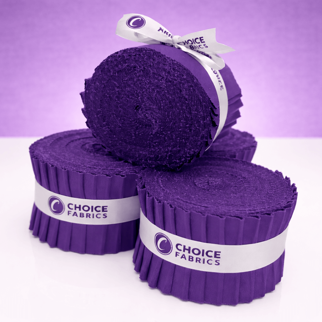 Purple Supreme Solids - 2.5" Roll - Deep Lavender (20 cuts)
