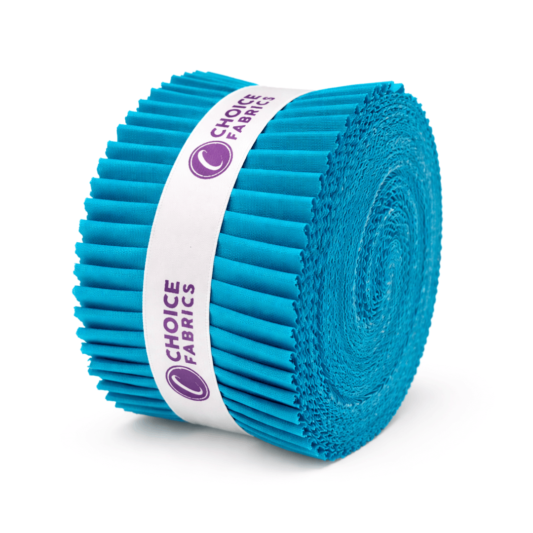 Supreme Solids - 2.5" Roll - Scuba Blue (40 Strips)