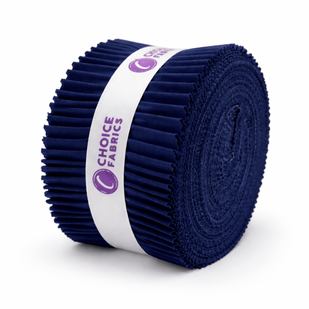 Supreme Solids - 2.5" Roll - Navy (40 Strips)