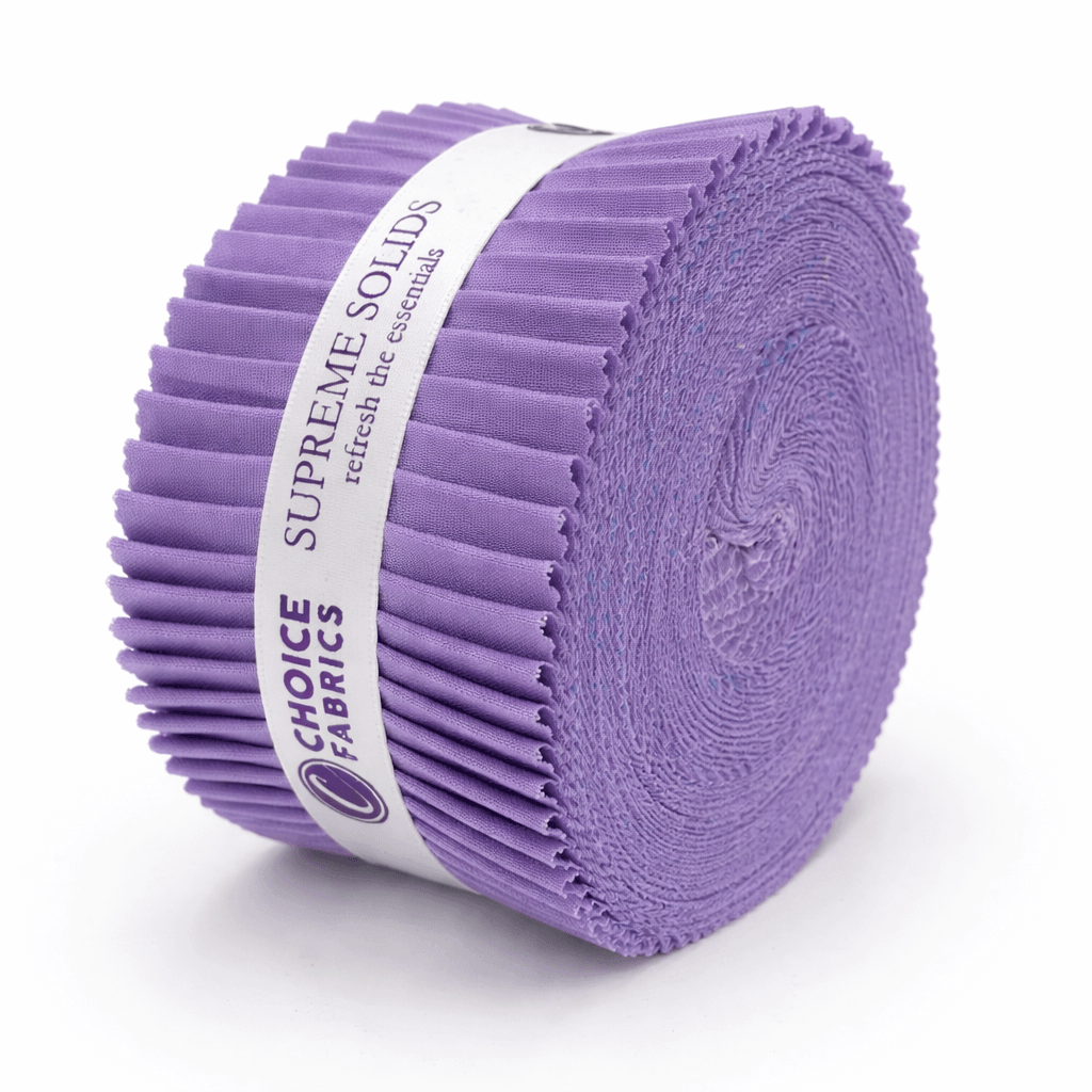 Supreme Solids - 2.5" Roll - Lavender (40 Strips)