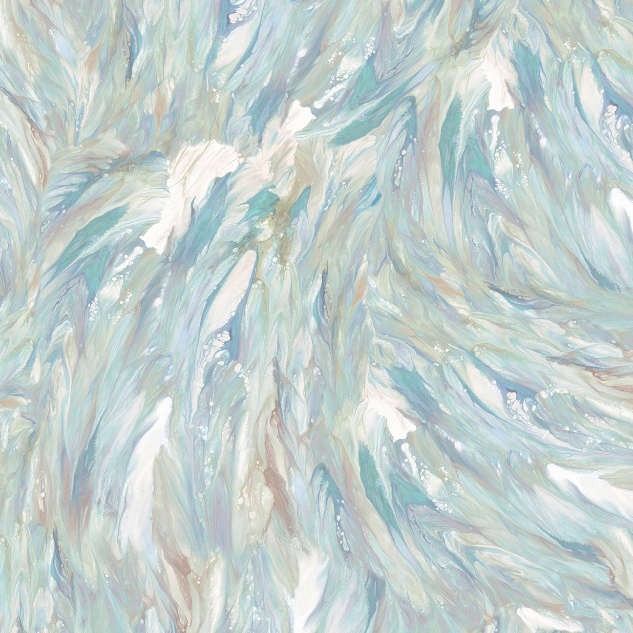 Seafoam Fluidity Wide III Fluidity in Motion Fabric Per Yard