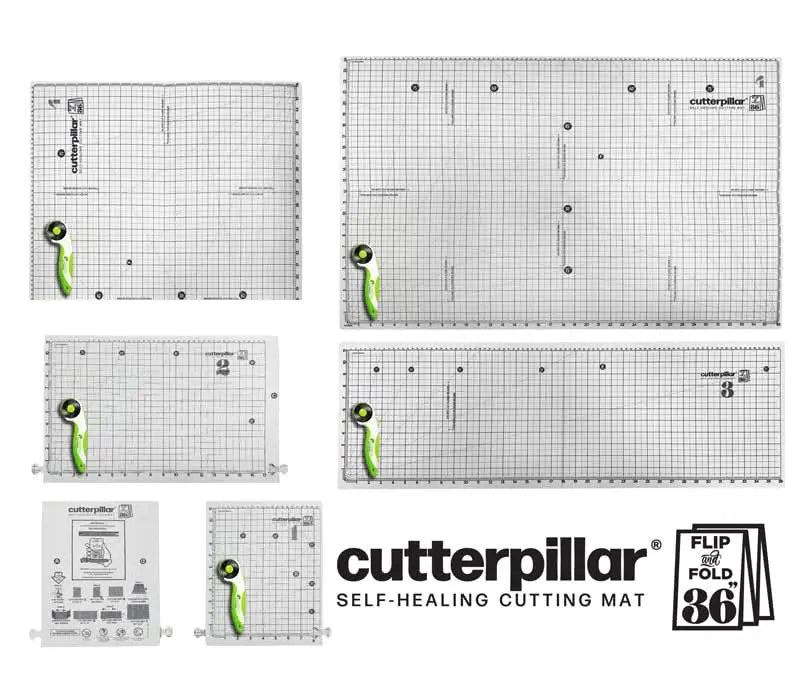 FLIP & FOLD 36 SELF-HEALING CUTTING MAT CutterPillar