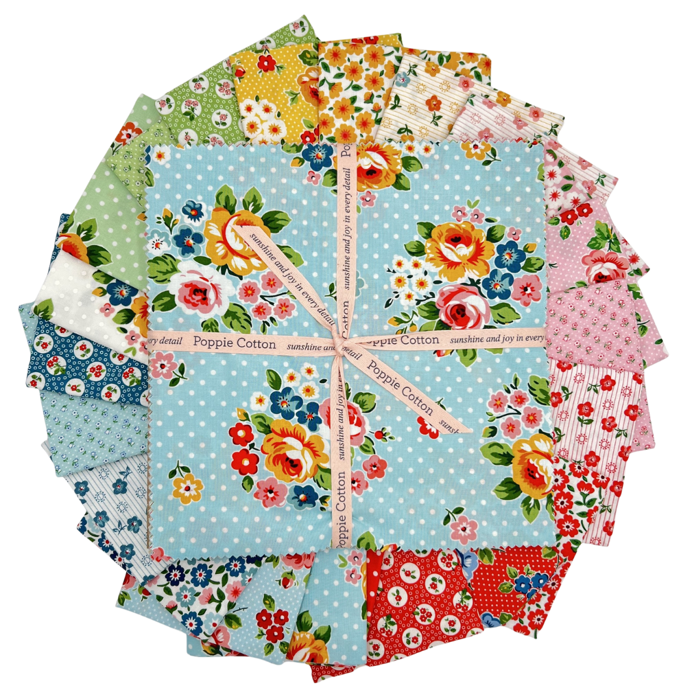 Flower Market by Poppie Cotton - 10x10 Layer Cake (42 Cuts)