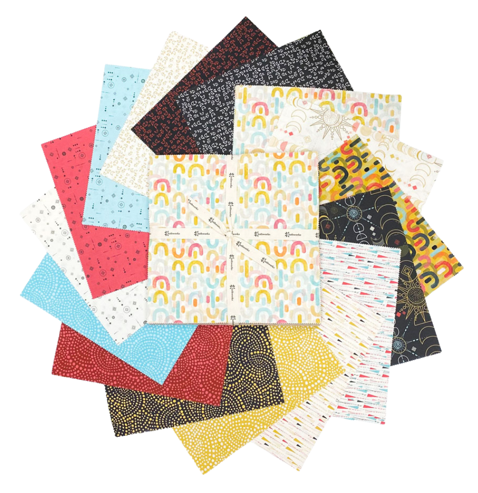 Mystical Sunshine by Clothworks - 10x10 Layer Cake (42 Cuts)