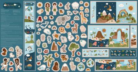 Riley Blake Created with Love 36in x 96in felt panel kit