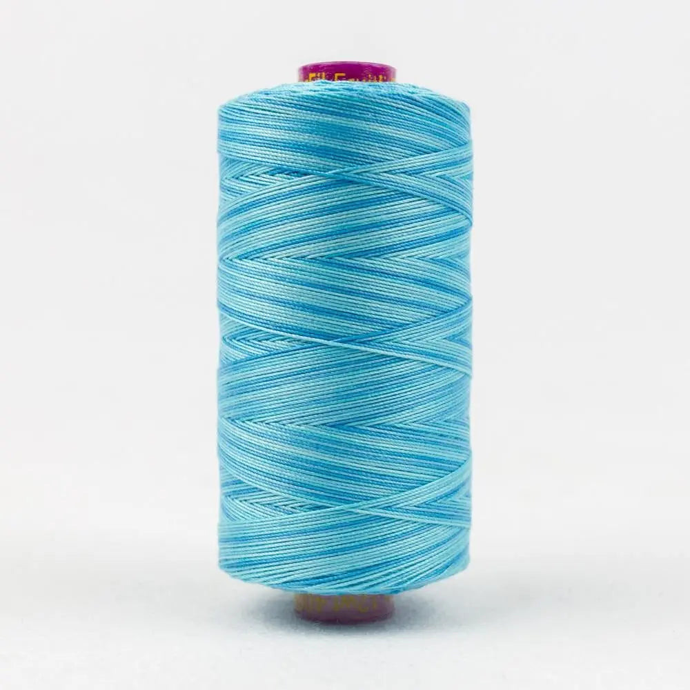 FT23 - Fruitti™ 12wt Egyptian Cotton Sea Blue Thread WonderFil USA