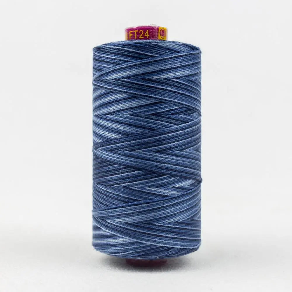 FT24 - Fruitti™ 12wt Egyptian Cotton Blue Night Thread WonderFil USA