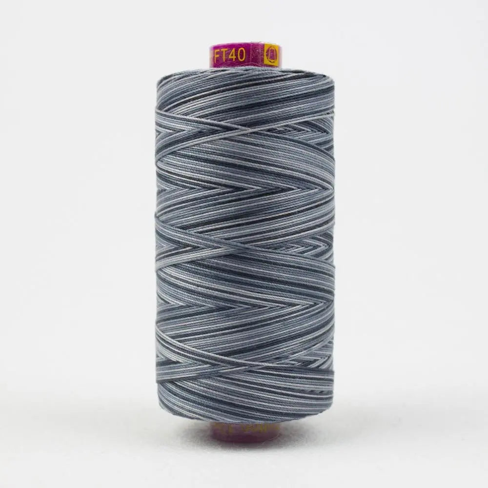 FT40 - Fruitti™ 12wt Egyptian Cotton Slate Thread WonderFil USA