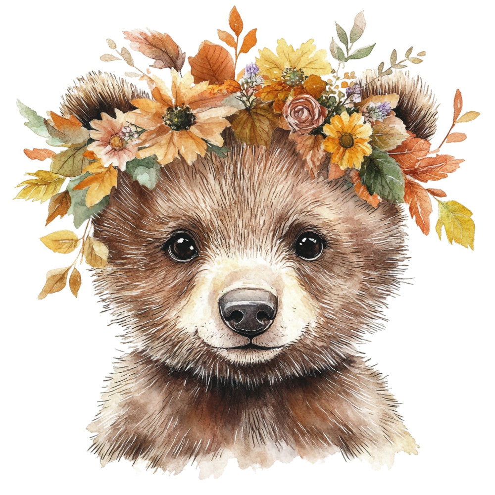 Fall Animal Portrait Fabric Panel 4