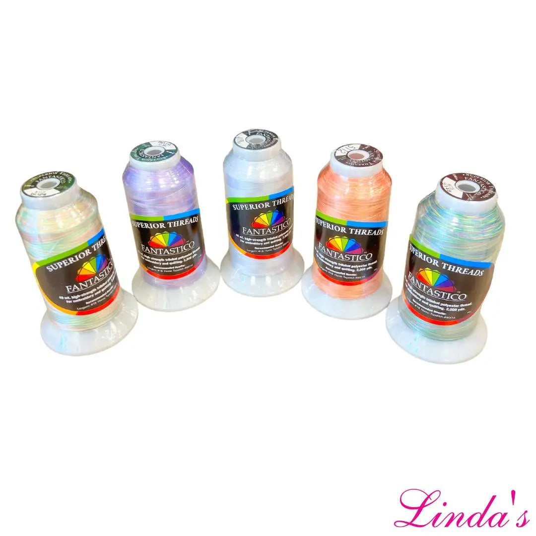 Fantastico Pastel Thread Bundle- Set of 5 - Linda's Electric Quilters