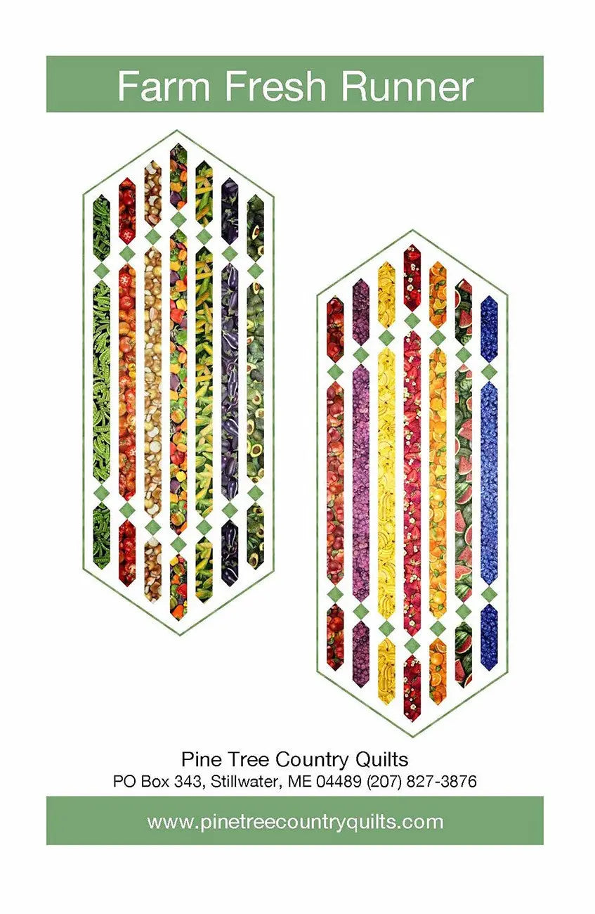 Farm Fresh Runner - Linda's Electric Quilters