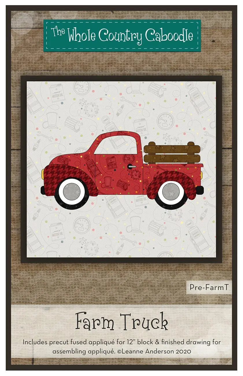Farm Truck Precut Fused Applique Pack - Linda's Electric Quilters