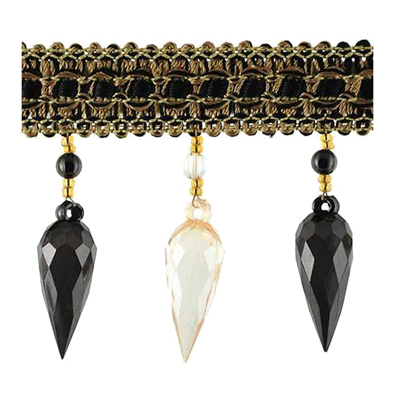 Fascination Collection - 3" width BEADED FRINGE (15 YDS)-BB-903-02/16