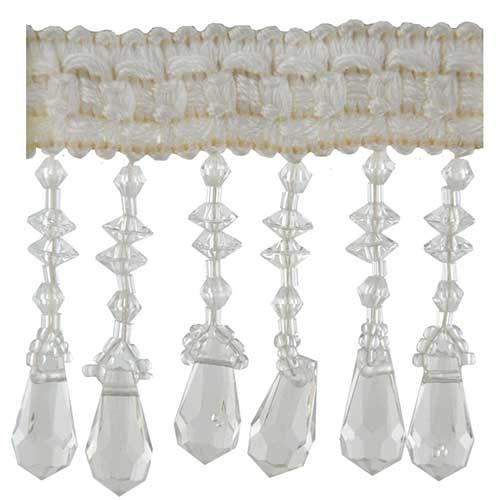 Fascination Collection Beaded fringe --2 1/2" width - BB-926-01