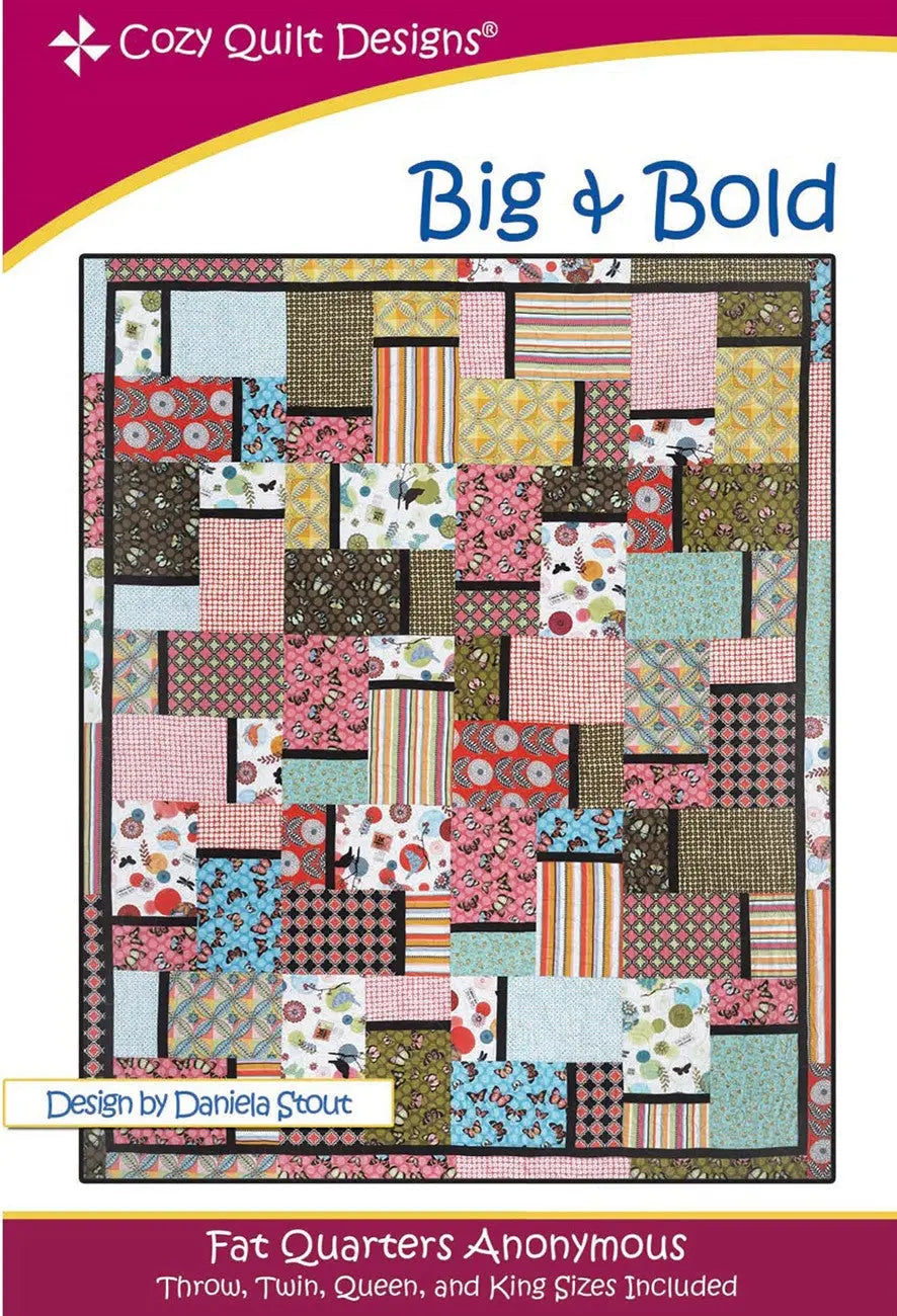 Fat Quarter - Big & Bold - Linda's Electric Quilters