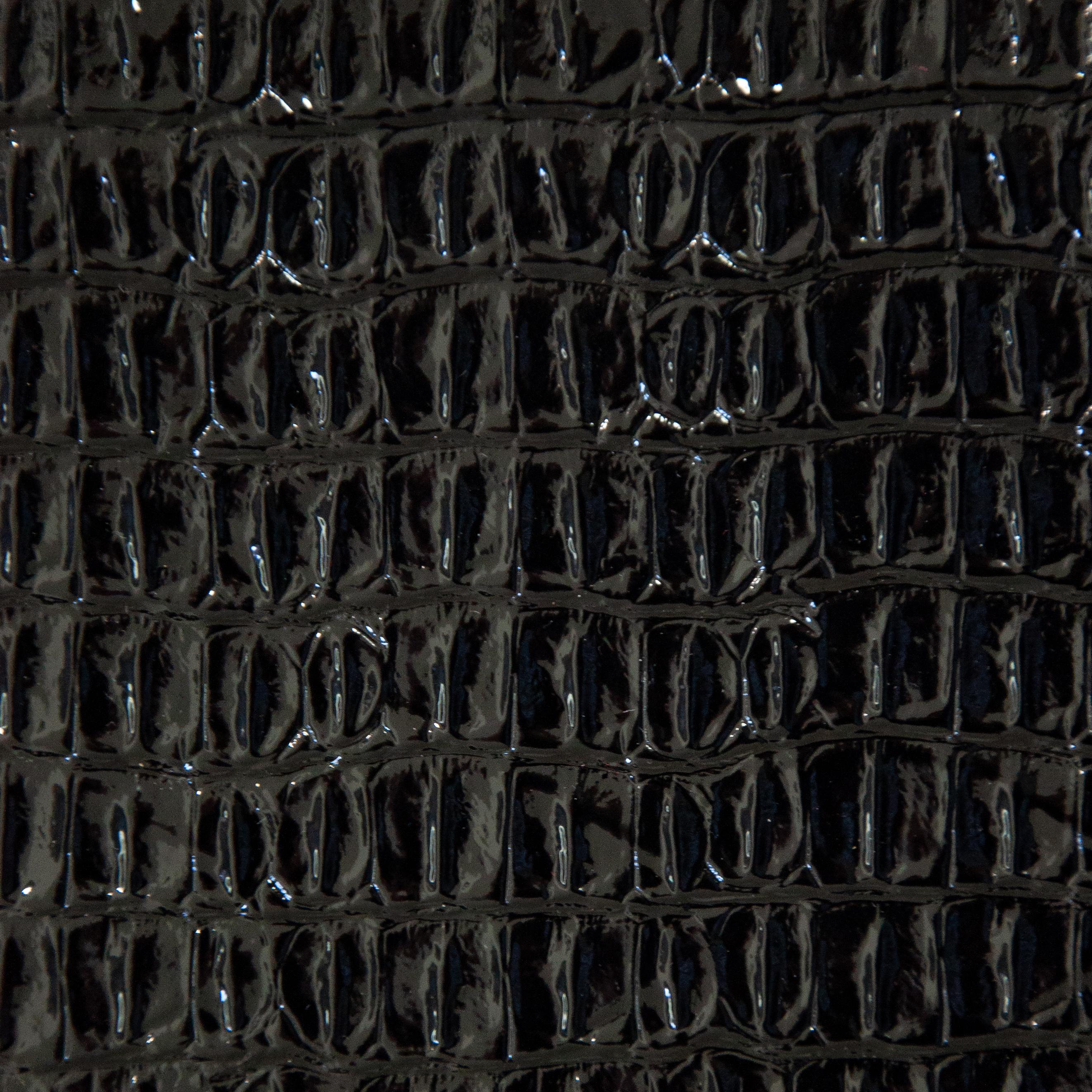 Faux Crocodile Vinyl Fabric, 17 in. X 36 in.  Embossed Vegan Leather for DIY Crafts, Home Decor