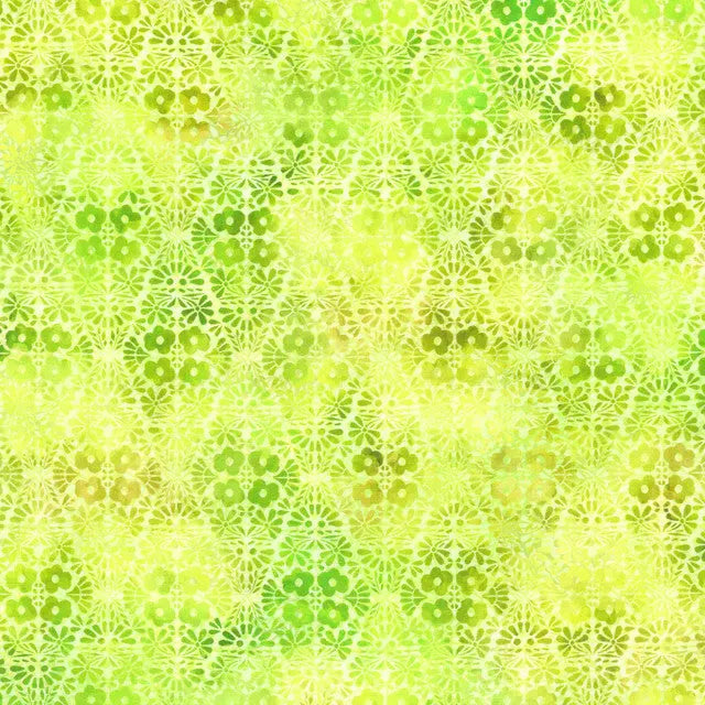 Felicity Flower Diamond Green 44"/45" Fabric per Yard EE Schenck Co