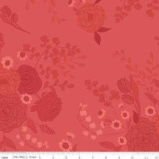 First Blooms Tonal Floral Berry 108 inch wideback quilt backing fabric 3-yard package by Heather Peterson for Riley Blake Designs