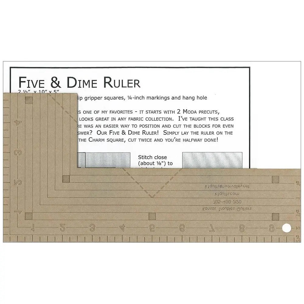 Five & Dime Ruler - Linda's Electric Quilters