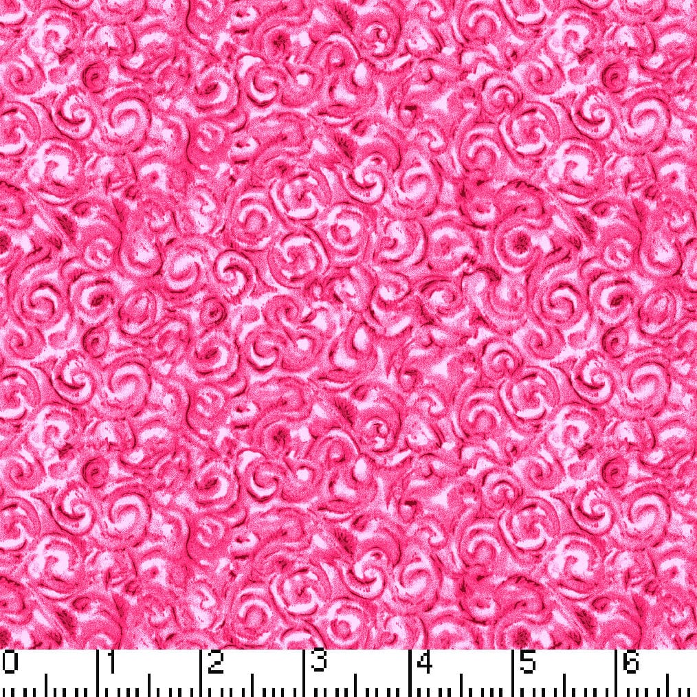 Flamingo Twister 45" Wide Cotton Fabric Per Yard