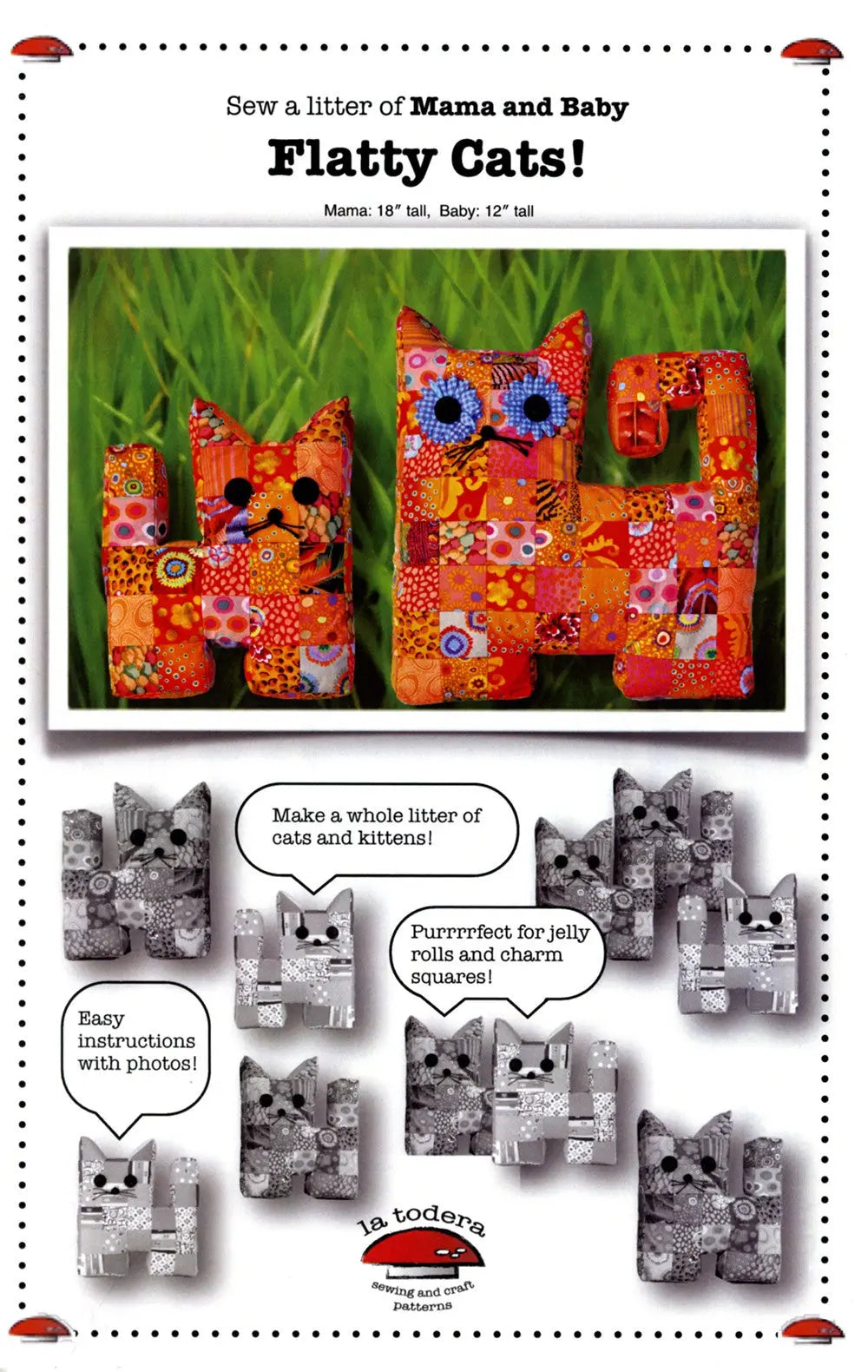 Flatty Cats - Linda's Electric Quilters