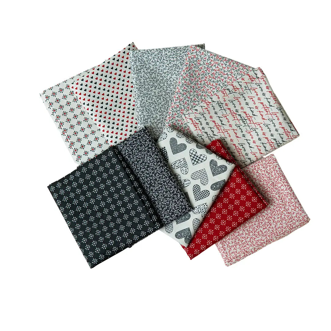 Flirt Fat Quarter Bundle - Set of 10 Linda's Electric Quilters