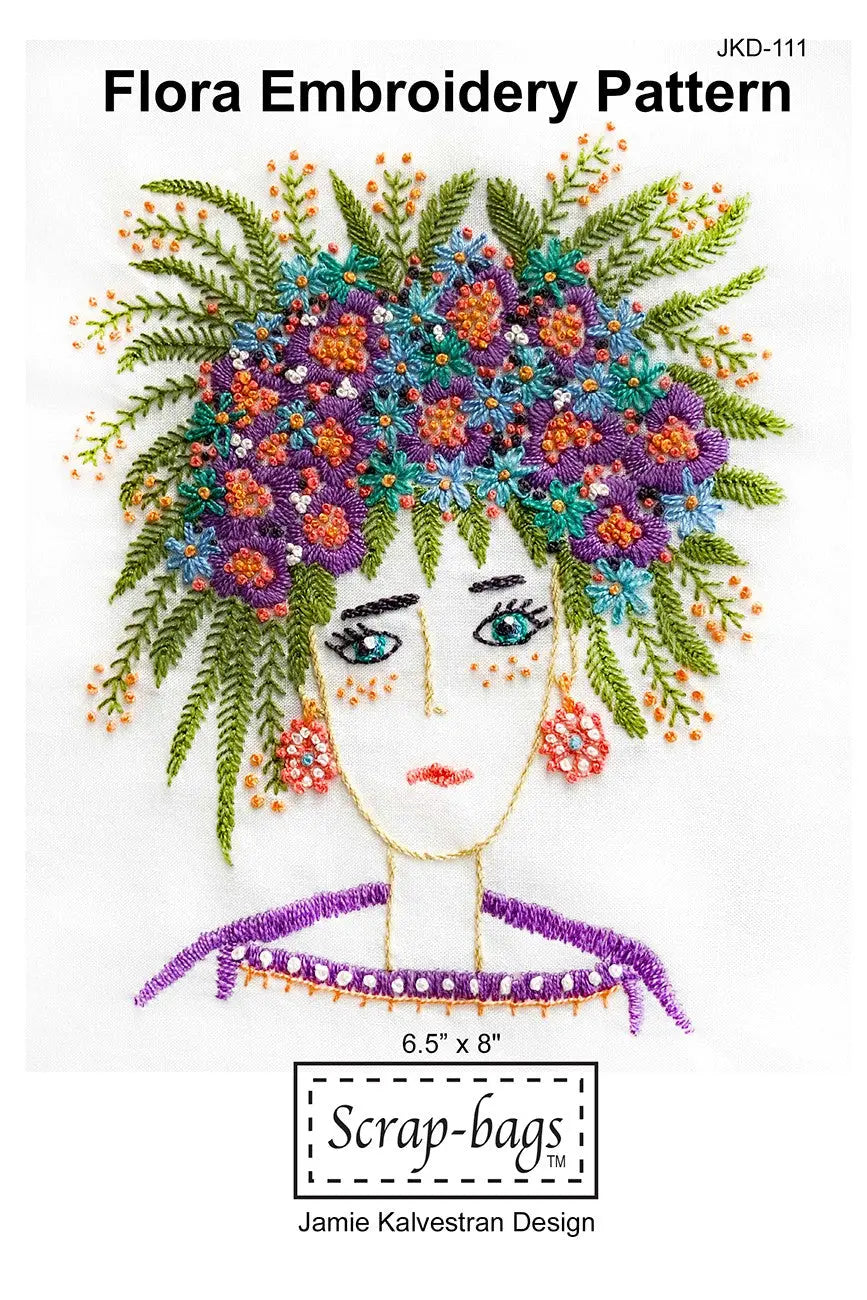 Flora Embroidery Pattern - Linda's Electric Quilters
