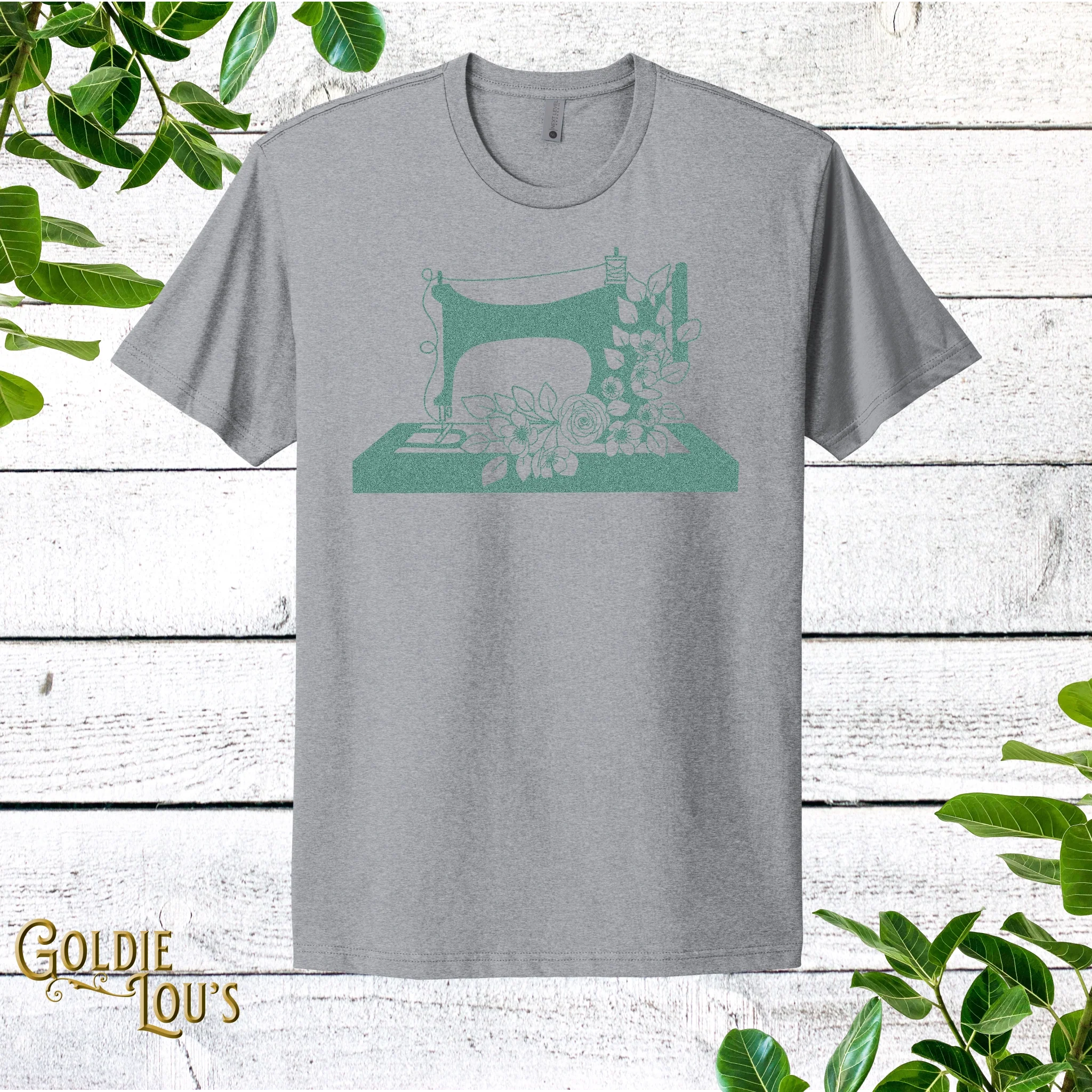 Floral Featherweight Machine Quilting T-shirt