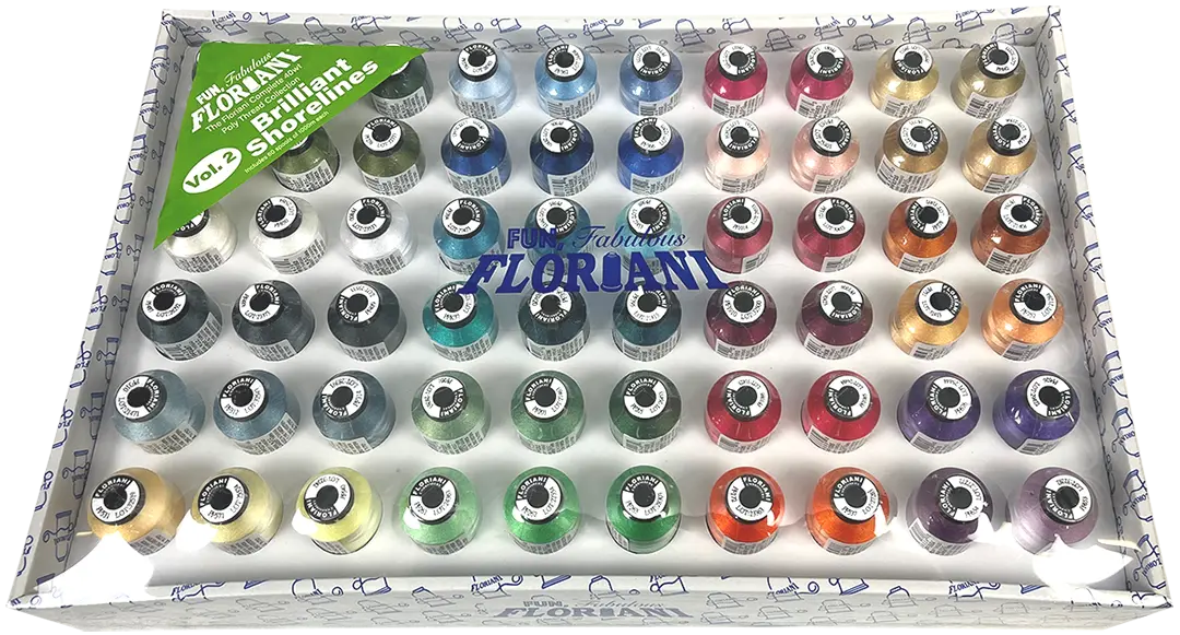 Floriani 60 Thread Colors - (Vol 2 of 6) Rnk Distributing