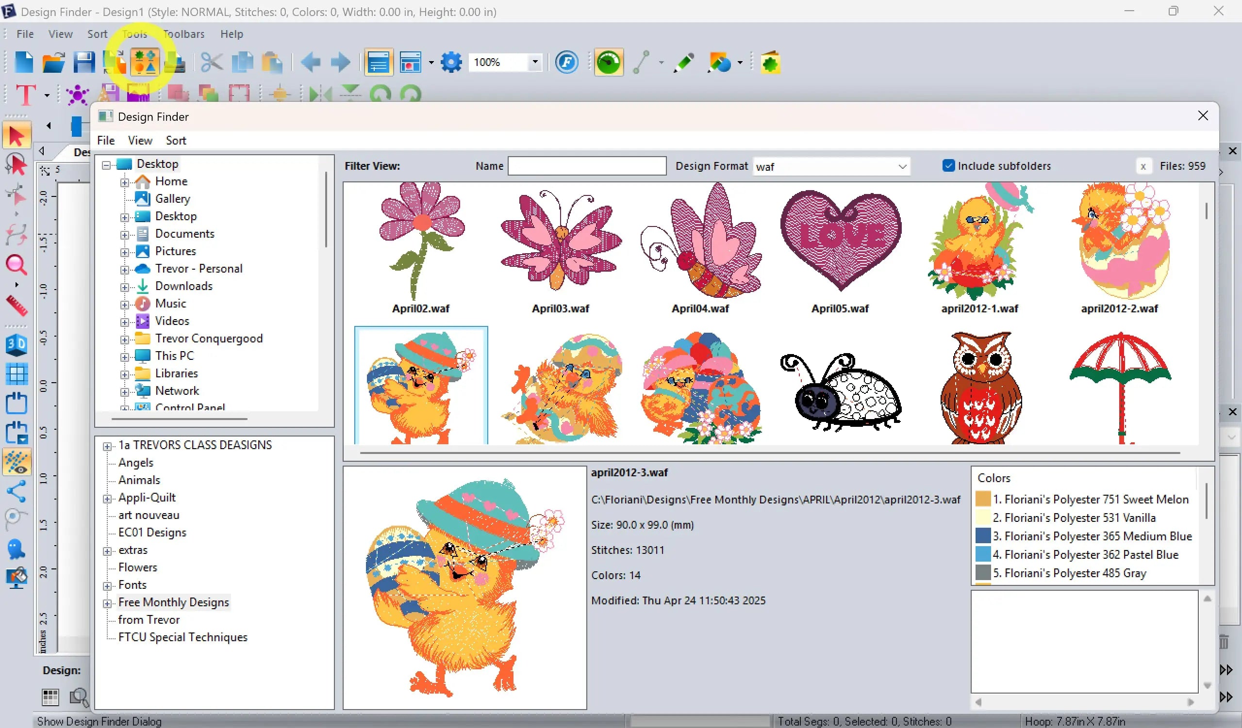 Floriani Design Finder Plus
