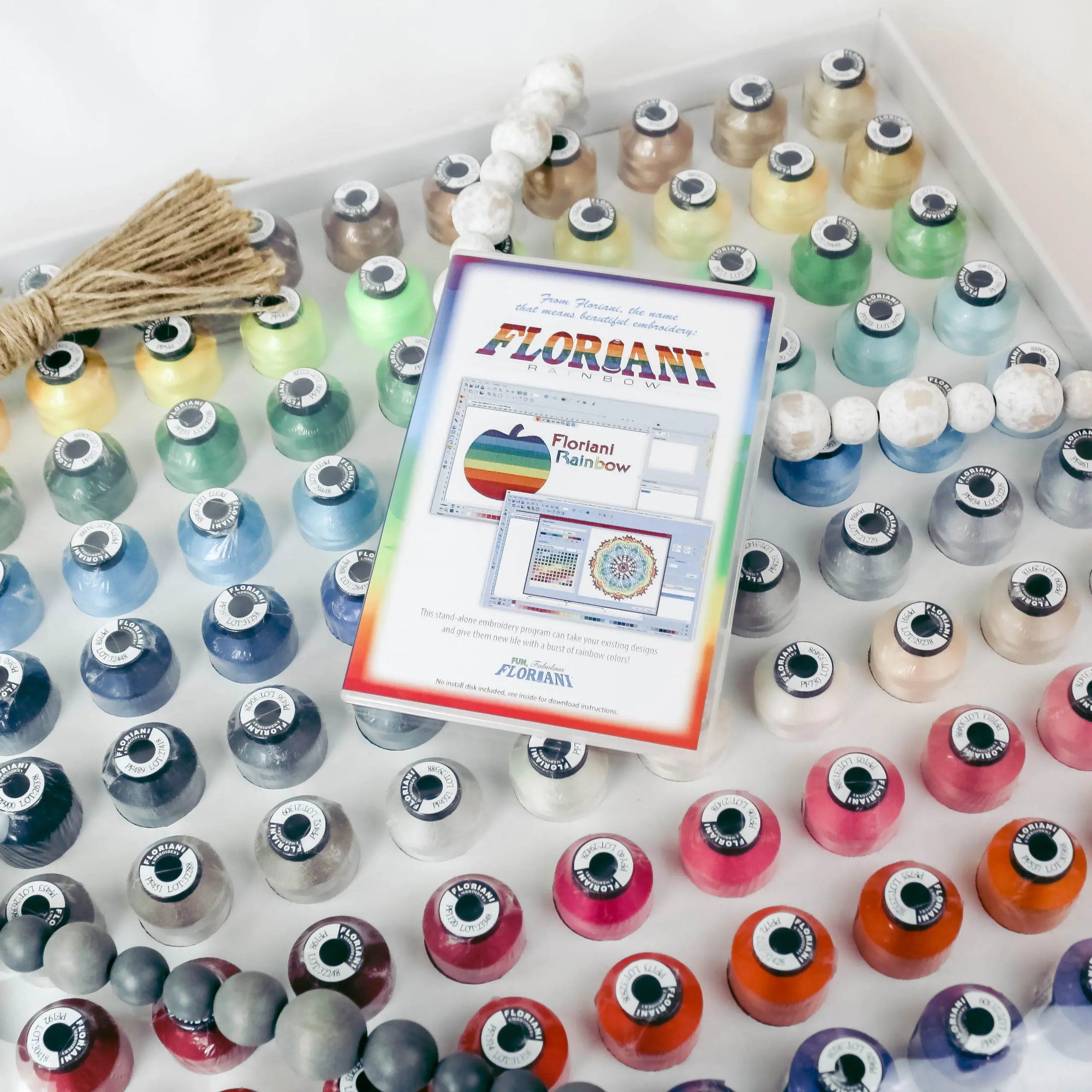 Floriani Thread 120 Spool Set - Spectrum Combo -Includes F120TS