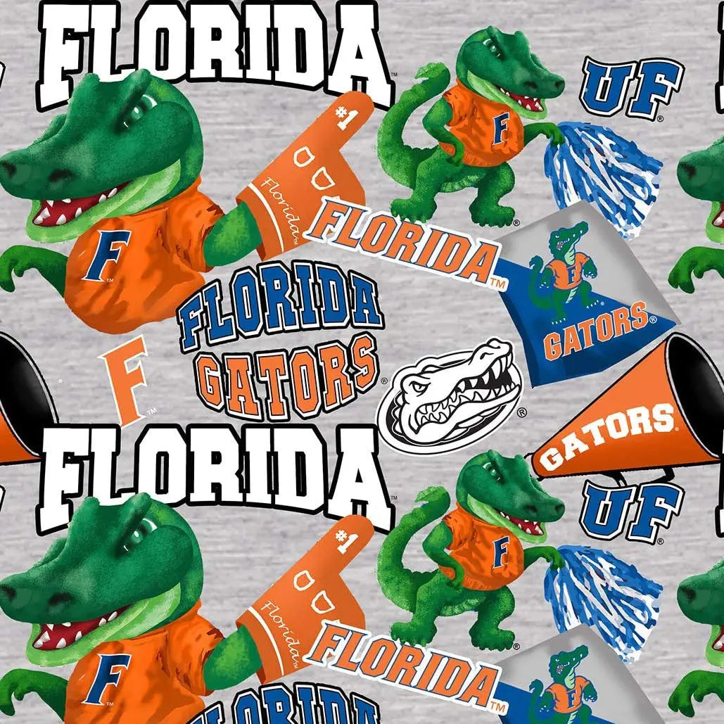 Sykel Florida Gators collegiate mascot licensed quilting cotton by the yard