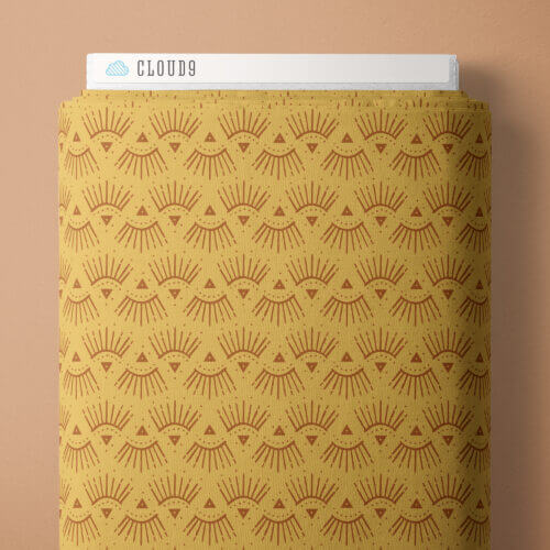 Florissima - Shine - Gold 44" / 45" Fabric Per Yard