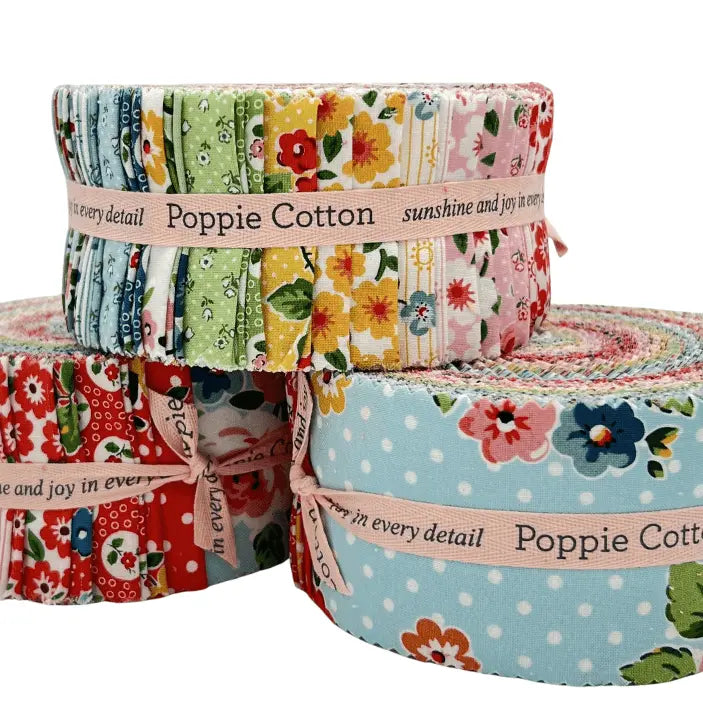 Flower Market by Poppie Cotton - 2.5" Roll (42 Strips) The Fabric Company