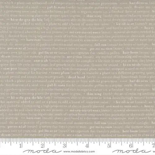 Flower Pot Taupe 44"/45" Fabric Per Yard Moda Fabrics & Supplies