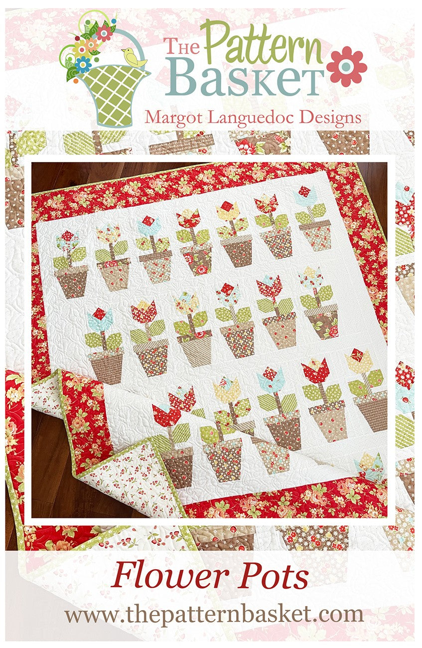 Flower Pots - Linda's Electric Quilters