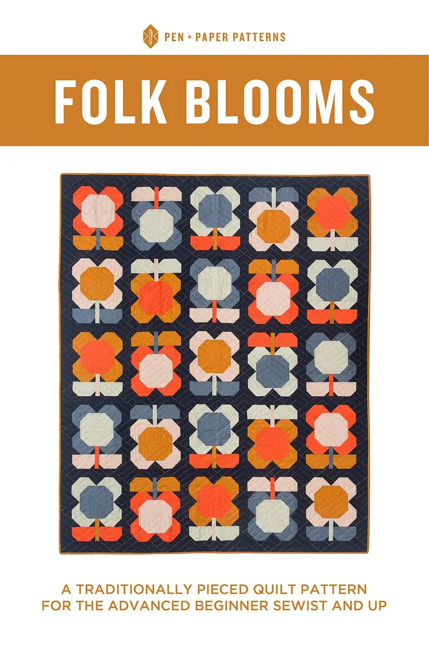 Folk Blooms Quilt - Linda's Electric Quilters