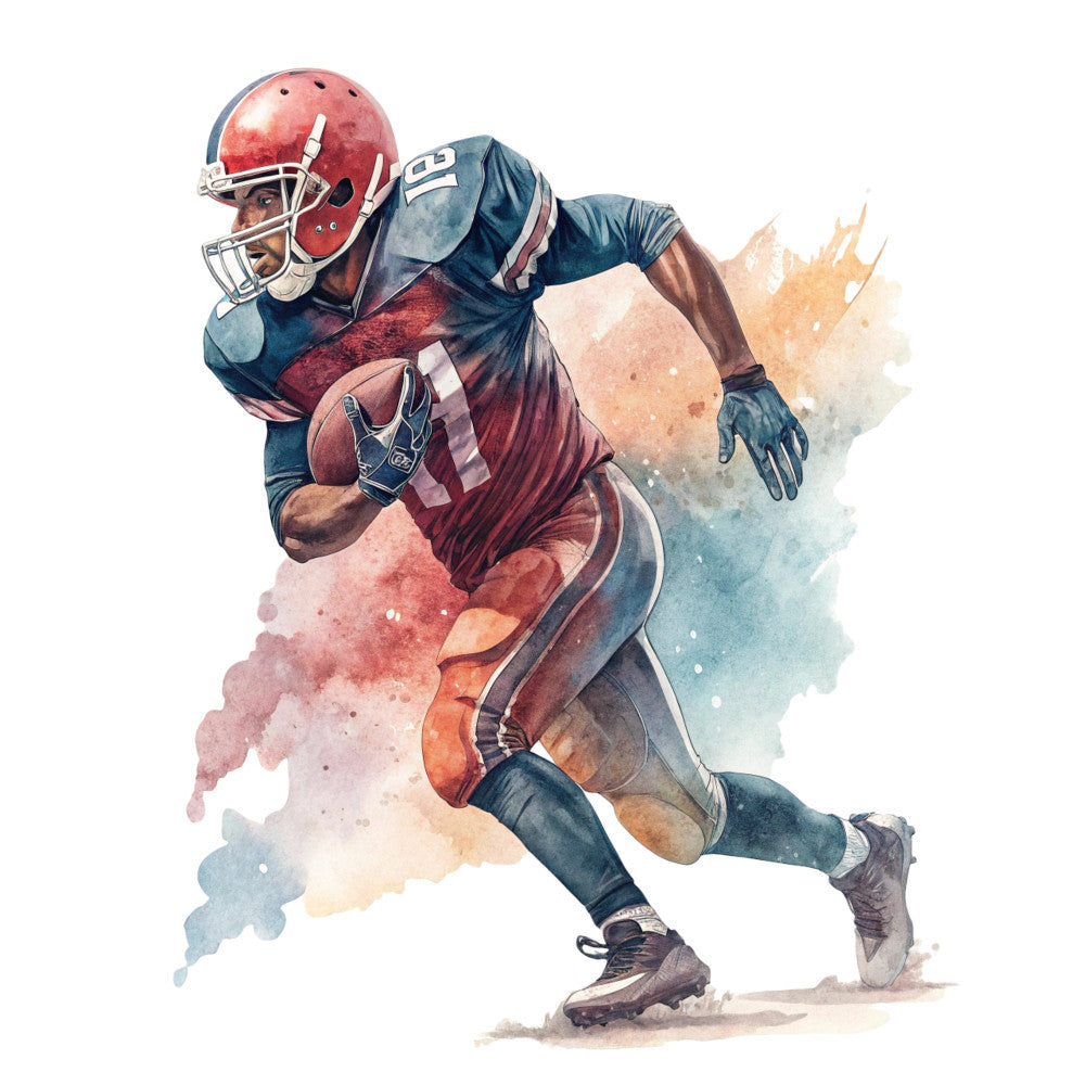 Football Player Fabric Panel 11