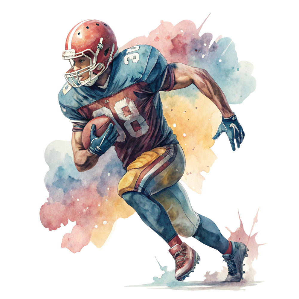 Football Player Fabric Panel 13