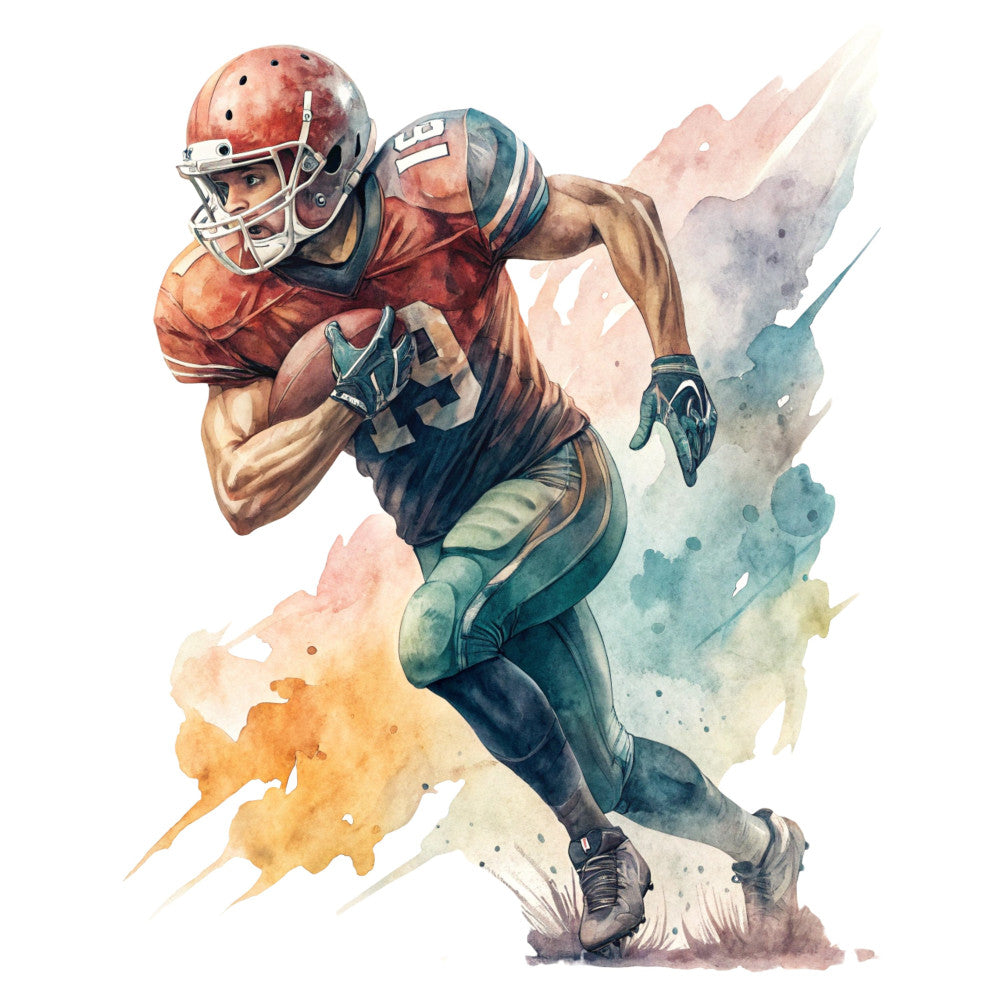 Football Player Fabric Panel 2