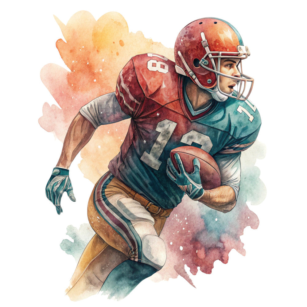 Football Player Fabric Panel 3