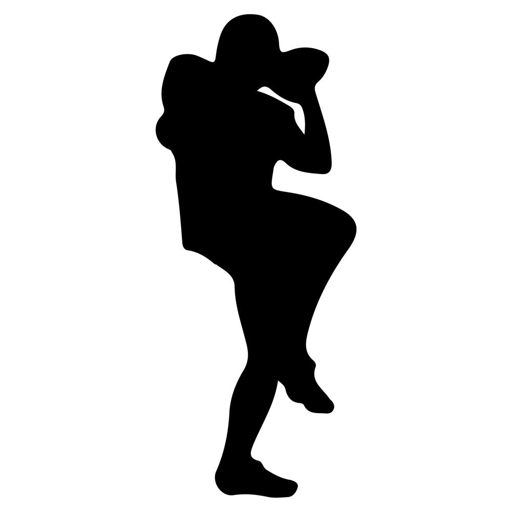 Football Player Silhouette Fabric Panel 10