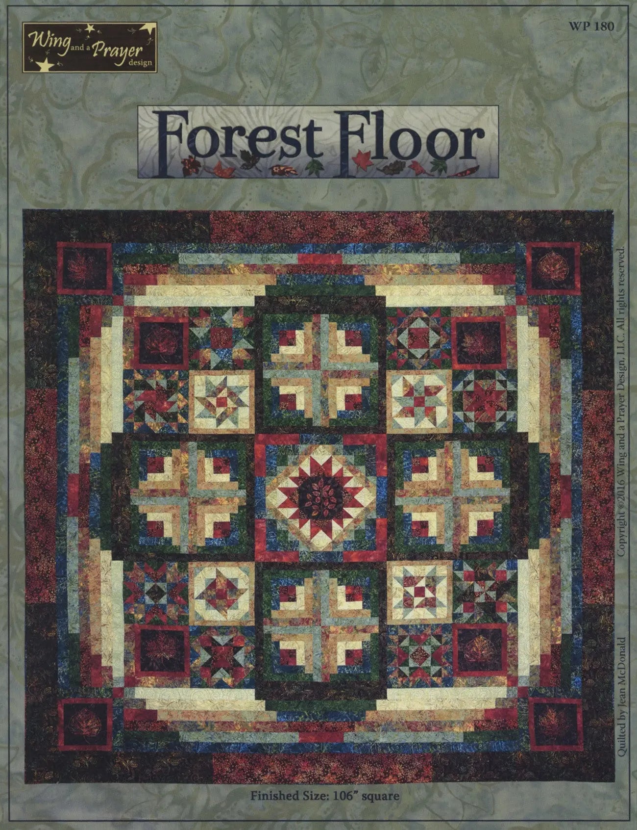 Forest Floor Pattern - Linda's Electric Quilters